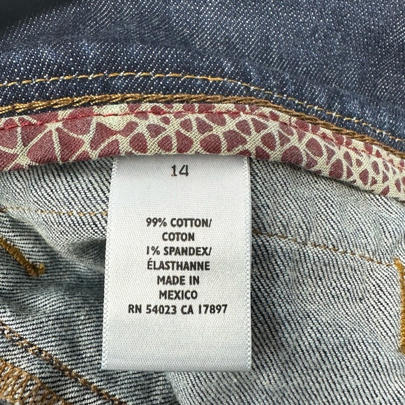 Old Navy Wide Leg Classic Rise Jeans Women's Sz 14 Blue Denim High Rise X3 - Picture 4 of 5